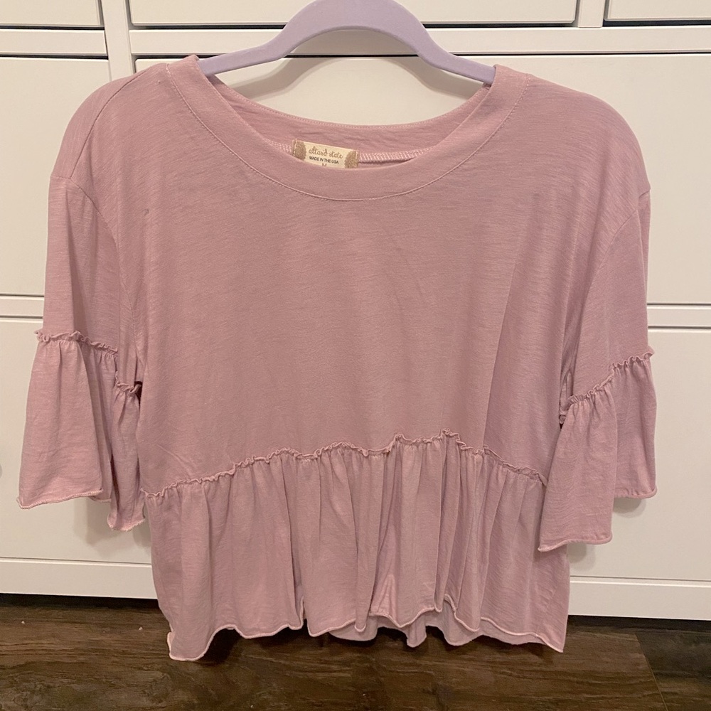 Altar’d State Ruffle Top